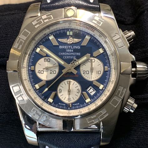 breitling ladies watch blue face|breitling chronomat 44 blue face.